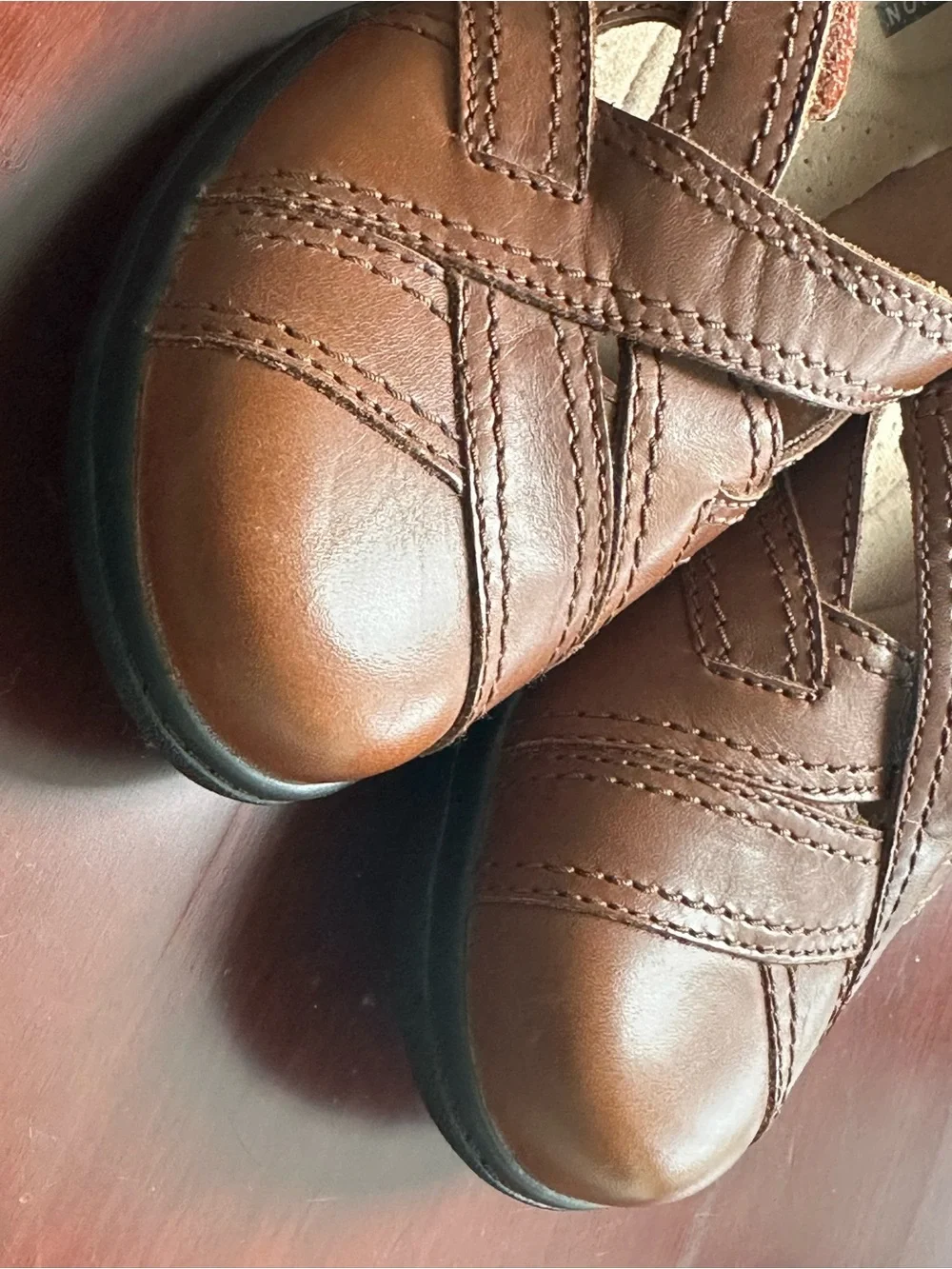 Clarks brown leather